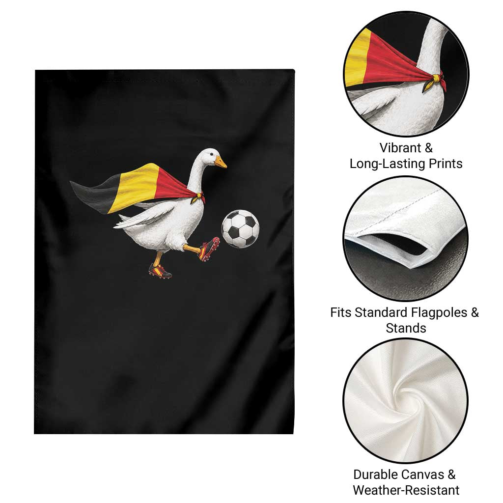Belgium Soccer Goose Garden Flag Belgian Flag Patriotic Football Fan Graphic TS10 Print Your Wear