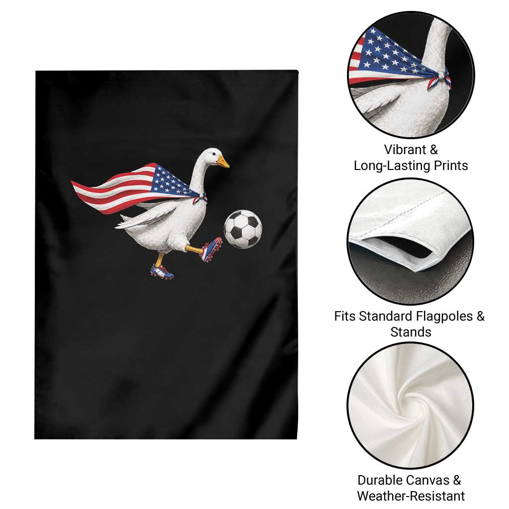 USA Soccer Goose Garden Flag American Flag Patriotic Football Fan Graphic TS10 Print Your Wear