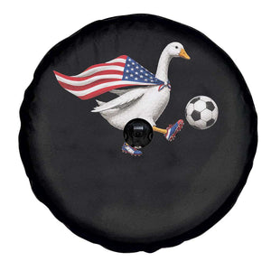 USA Soccer Goose Spare Tire Cover American Flag Patriotic Football Fan Graphic TS10 Print Your Wear