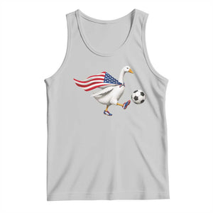 USA Soccer Goose Tank Top American Flag Patriotic Football Fan Graphic TS10 Ash Print Your Wear
