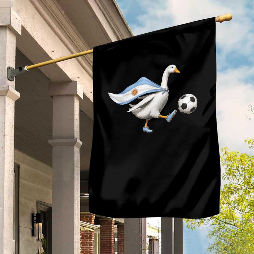 Argentina Soccer Goose Garden Flag Argentine Flag Patriotic Football Fan Graphic TS10 Print Your Wear