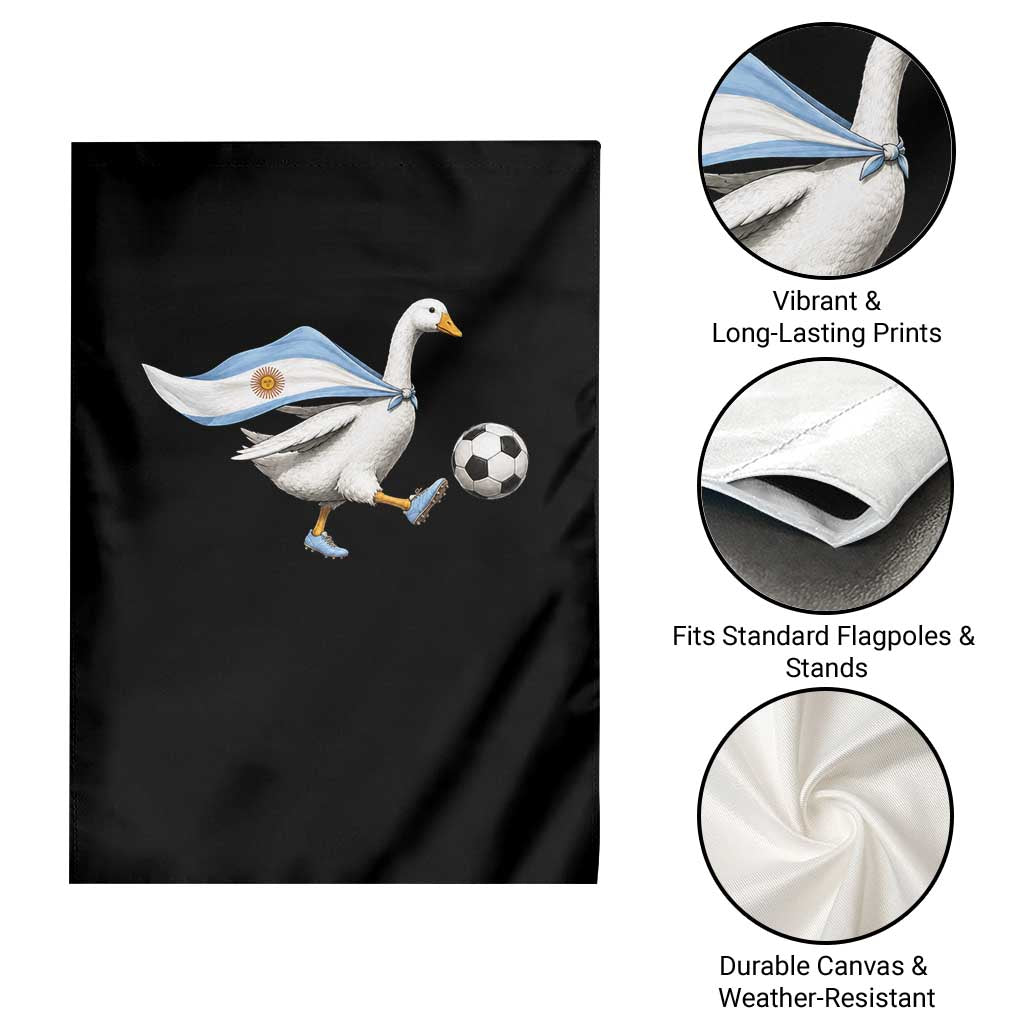 Argentina Soccer Goose Garden Flag Argentine Flag Patriotic Football Fan Graphic TS10 Print Your Wear