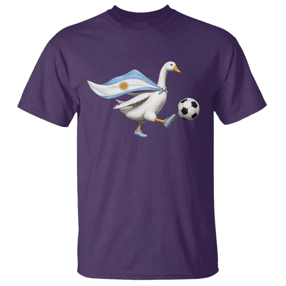 Argentina Soccer Goose T Shirt Argentine Flag Patriotic Football Fan Graphic TS10 Print Your Wear