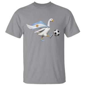 Argentina Soccer Goose T Shirt Argentine Flag Patriotic Football Fan Graphic TS10 Sport Gray Print Your Wear