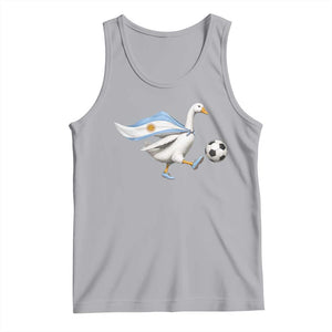 Argentina Soccer Goose Tank Top Argentine Flag Patriotic Football Fan Graphic TS10 Athletic Heather Print Your Wear