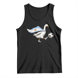 Argentina Soccer Goose Tank Top Argentine Flag Patriotic Football Fan Graphic TS10 Black Print Your Wear