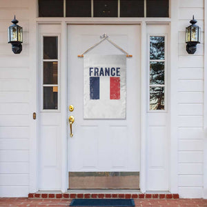 Vintage France Flag Distressed French Pride Patriotic Soccer Fan Graphic Garden Flag TS10 Print Your Wear