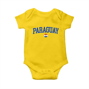 Paraguay Patriotic Flag Baby Onesie Soccer Fan Vintage Varsity Sports National Pride Graphic TS10 Daisy Print Your Wear