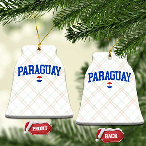 Paraguay Patriotic Flag Ceramic Ornament Soccer Fan Vintage Varsity Sports National Pride Graphic TS10 Print Your Wear