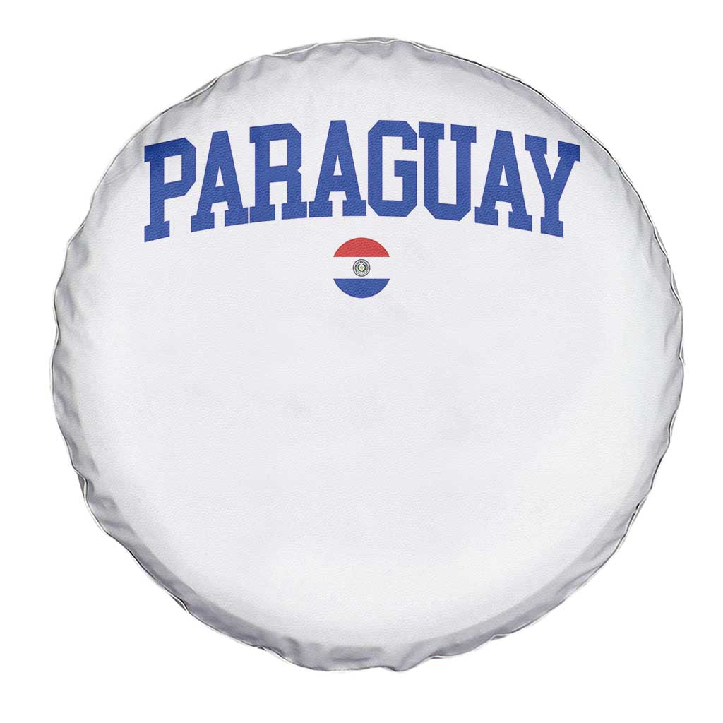 Paraguay Patriotic Flag Spare Tire Cover Soccer Fan Vintage Varsity Sports National Pride Graphic TS10 Print Your Wear
