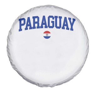 Paraguay Patriotic Flag Spare Tire Cover Soccer Fan Vintage Varsity Sports National Pride Graphic TS10 Print Your Wear