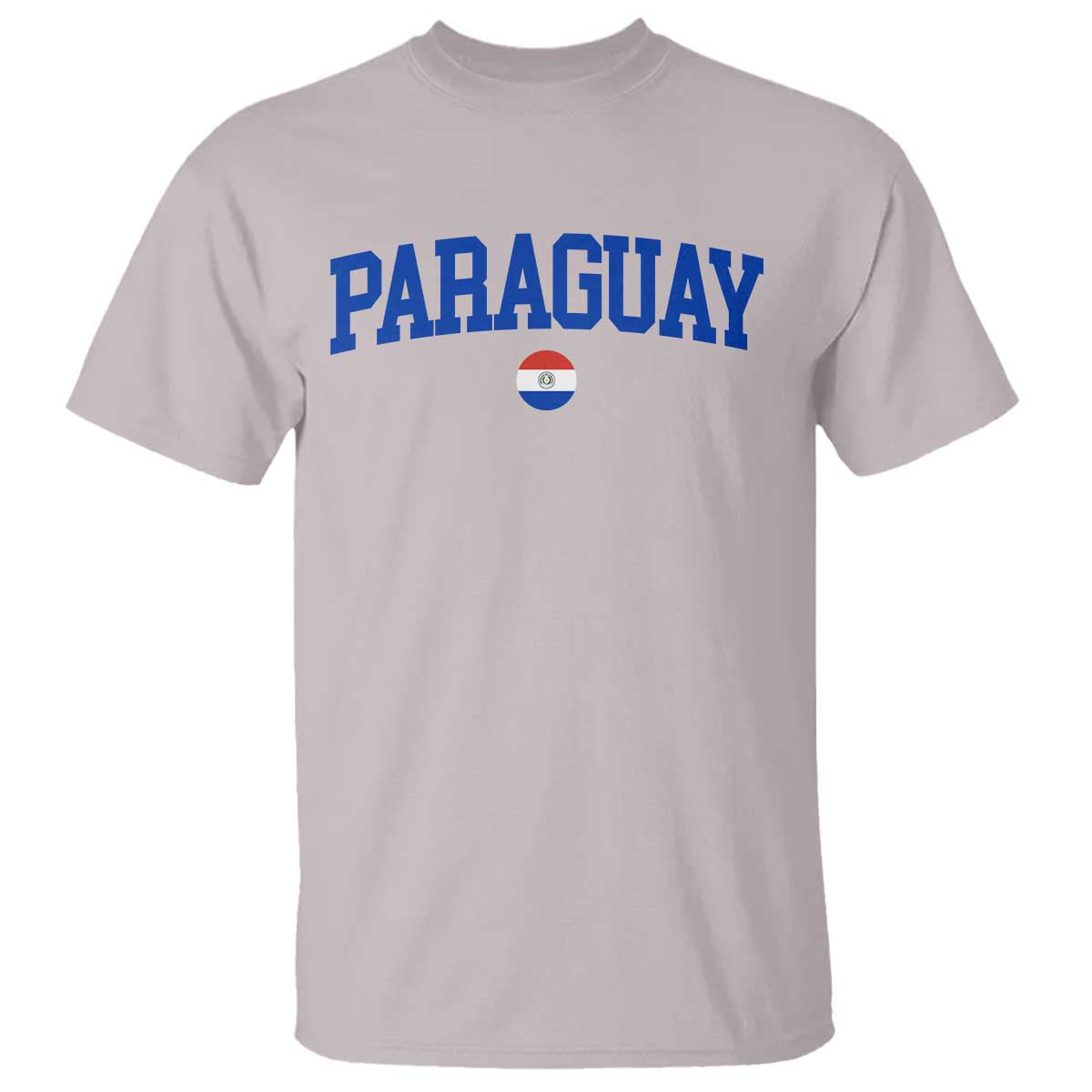 Paraguay Patriotic Flag T Shirt Soccer Fan Vintage Varsity Sports National Pride Graphic TS10 Ice Gray Print Your Wear
