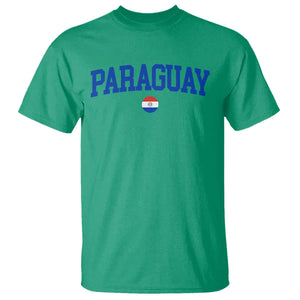 Paraguay Patriotic Flag T Shirt Soccer Fan Vintage Varsity Sports National Pride Graphic TS10 Print Your Wear
