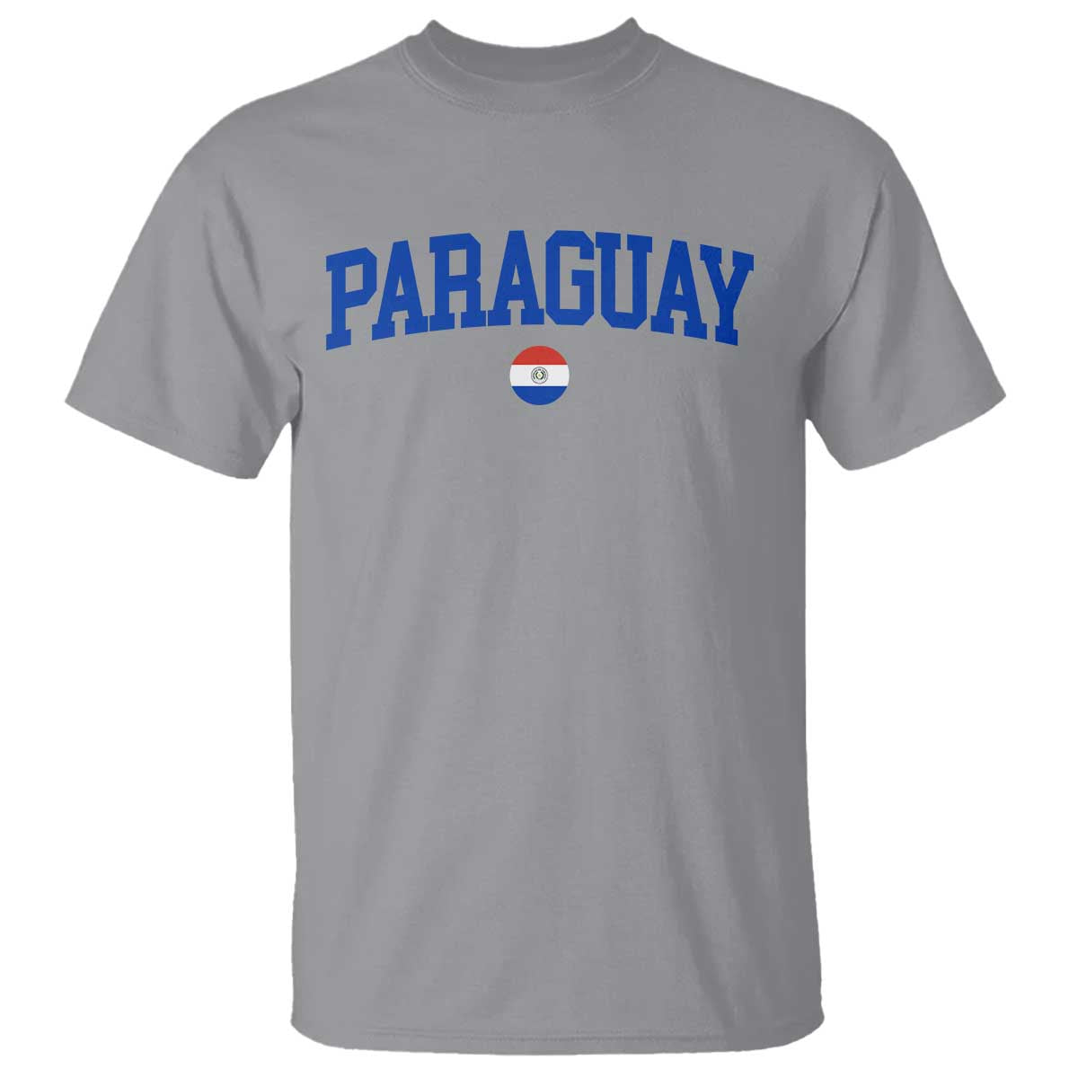 Paraguay Patriotic Flag T Shirt Soccer Fan Vintage Varsity Sports National Pride Graphic TS10 Sport Gray Print Your Wear