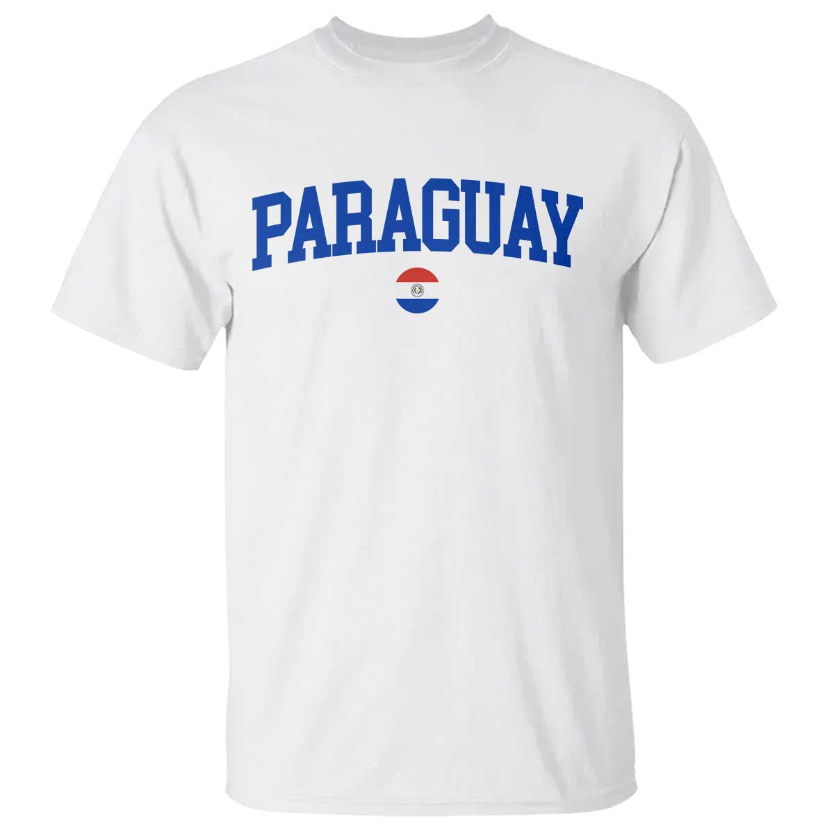 Paraguay Patriotic Flag T Shirt Soccer Fan Vintage Varsity Sports National Pride Graphic TS10 White Print Your Wear