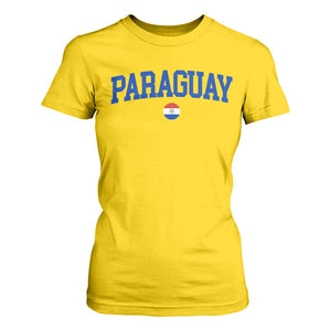 Paraguay Patriotic Flag T Shirt For Women Soccer Fan Vintage Varsity Sports National Pride Graphic TS10 Daisy Print Your Wear