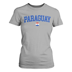 Paraguay Patriotic Flag T Shirt For Women Soccer Fan Vintage Varsity Sports National Pride Graphic TS10 Sport Gray Print Your Wear