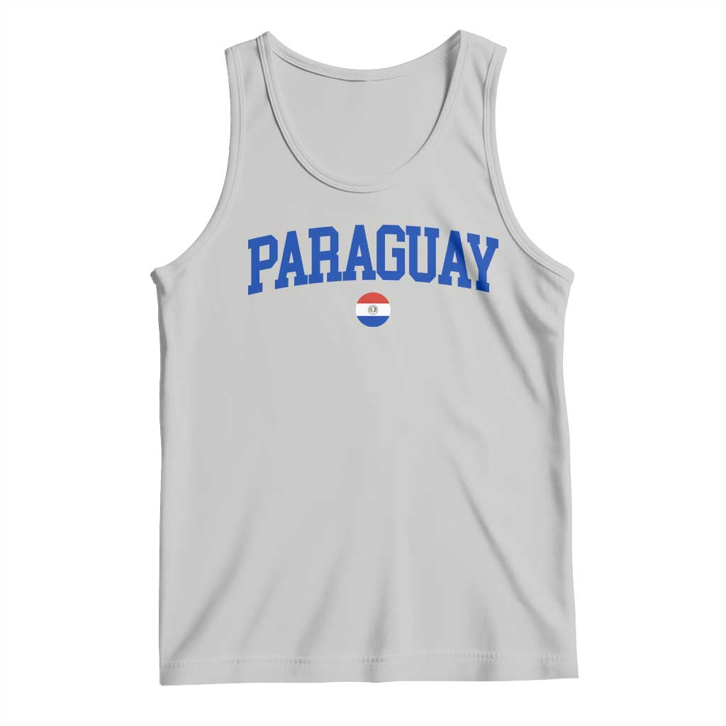 Paraguay Patriotic Flag Tank Top Soccer Fan Vintage Varsity Sports National Pride Graphic TS10 Ash Print Your Wear