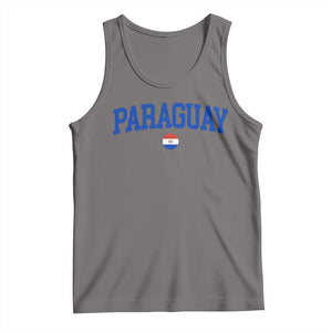 Paraguay Patriotic Flag Tank Top Soccer Fan Vintage Varsity Sports National Pride Graphic TS10 Deep Heather Print Your Wear