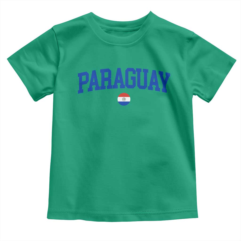 Paraguay Patriotic Flag Toddler T Shirt Soccer Fan Vintage Varsity Sports National Pride Graphic TS10 Irish Green Print Your Wear