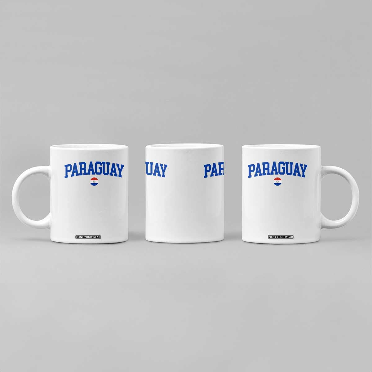 Paraguay Patriotic Flag Coffee Mug Soccer Fan Vintage Varsity Sports National Pride Graphic TS10 Print Your Wear