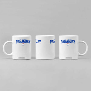 Paraguay Patriotic Flag Coffee Mug Soccer Fan Vintage Varsity Sports National Pride Graphic TS10 Print Your Wear