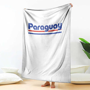 Vintage Paraguay Flag Throw Blanket Retro Stripe Patriotic Paraguayan Pride Graphic TS10 Print Your Wear