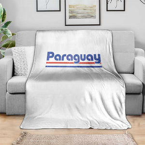 Vintage Paraguay Flag Throw Blanket Retro Stripe Patriotic Paraguayan Pride Graphic TS10 Print Your Wear