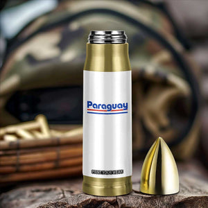Vintage Paraguay Flag Bullet Tumbler Retro Stripe Patriotic Paraguayan Pride Graphic TS10 Print Your Wear