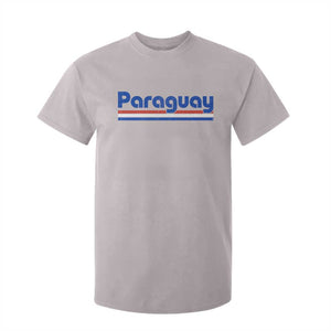 Vintage Paraguay Flag T Shirt For Kid Retro Stripe Patriotic Paraguayan Pride Graphic TS10 Ice Gray Print Your Wear