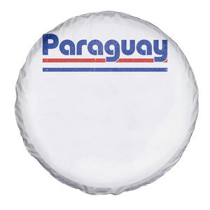 Vintage Paraguay Flag Spare Tire Cover Retro Stripe Patriotic Paraguayan Pride Graphic TS10 Print Your Wear
