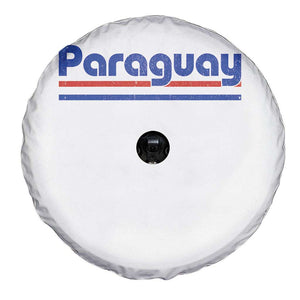 Vintage Paraguay Flag Spare Tire Cover Retro Stripe Patriotic Paraguayan Pride Graphic TS10 Print Your Wear