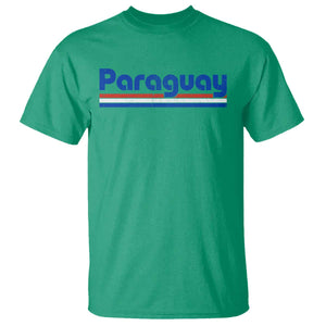 Vintage Paraguay Flag T Shirt Retro Stripe Patriotic Paraguayan Pride Graphic TS10 Irish Green Print Your Wear