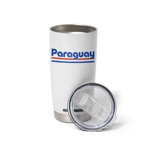 Vintage Paraguay Flag Tumbler Cup Retro Stripe Patriotic Paraguayan Pride Graphic TS10 Print Your Wear