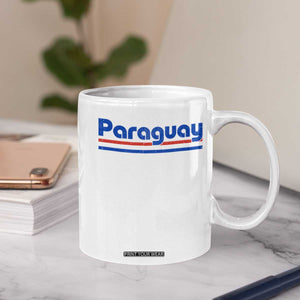 Vintage Paraguay Flag Coffee Mug Retro Stripe Patriotic Paraguayan Pride Graphic TS10 Print Your Wear