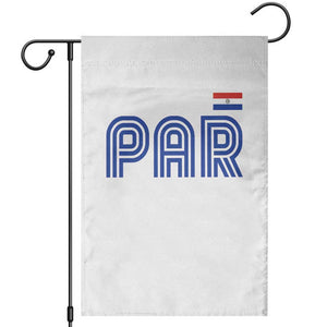 Vintage Paraguay Garden Flag Retro Typography Patriotic Paraguayan Pride Flag Graphic TS10 White Print Your Wear