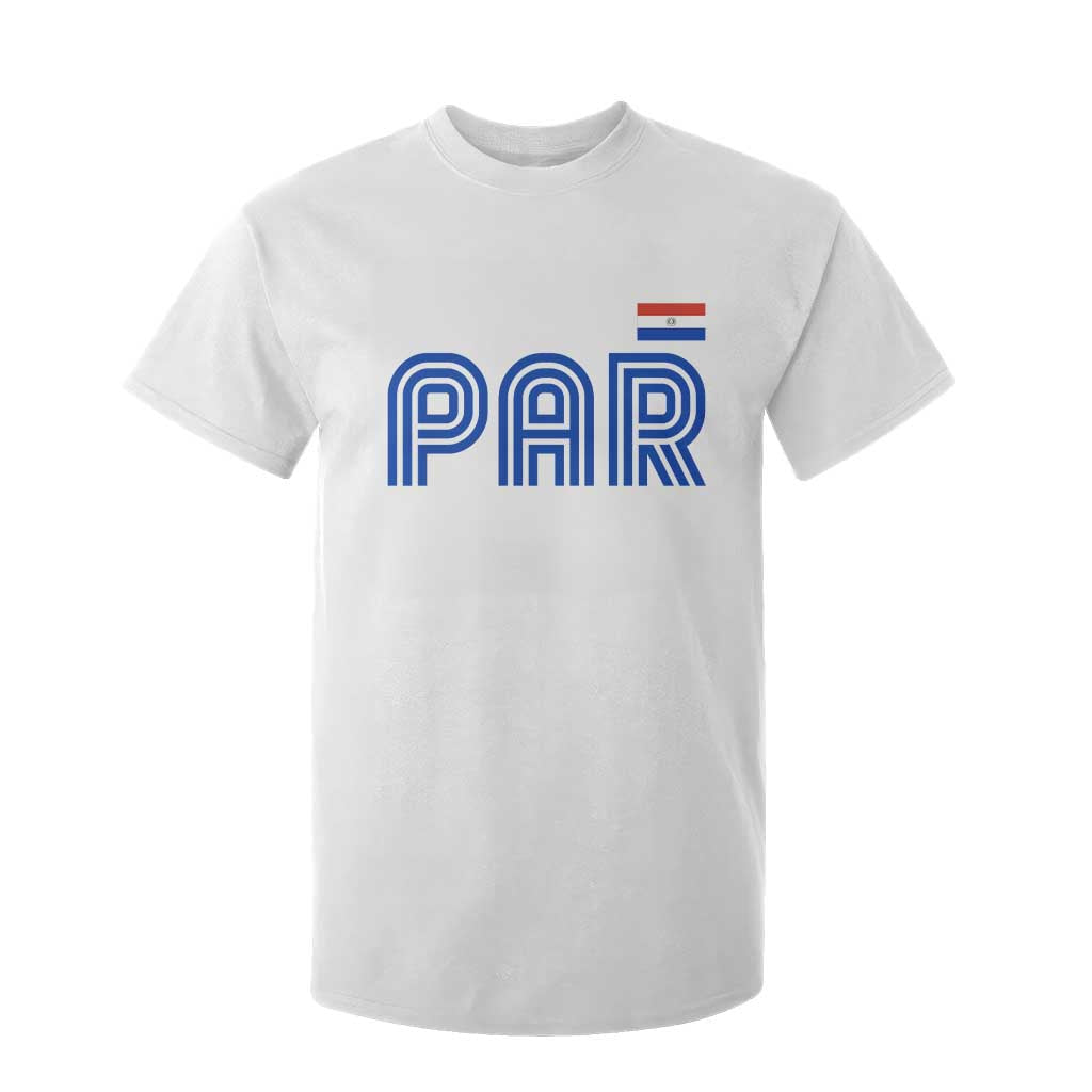 Vintage Paraguay T Shirt For Kid Retro Typography Patriotic Paraguayan Pride Flag Graphic TS10 White Print Your Wear