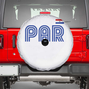 Vintage Paraguay Spare Tire Cover Retro Typography Patriotic Paraguayan Pride Flag Graphic TS10 White Print Your Wear