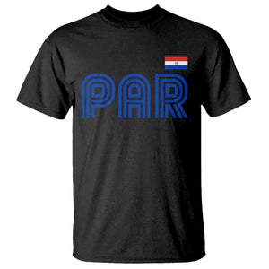 Vintage Paraguay T Shirt Retro Typography Patriotic Paraguayan Pride Flag Graphic TS10 Black Print Your Wear