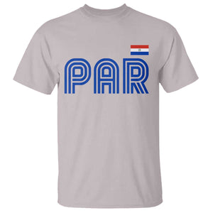 Vintage Paraguay T Shirt Retro Typography Patriotic Paraguayan Pride Flag Graphic TS10 Ice Gray Print Your Wear