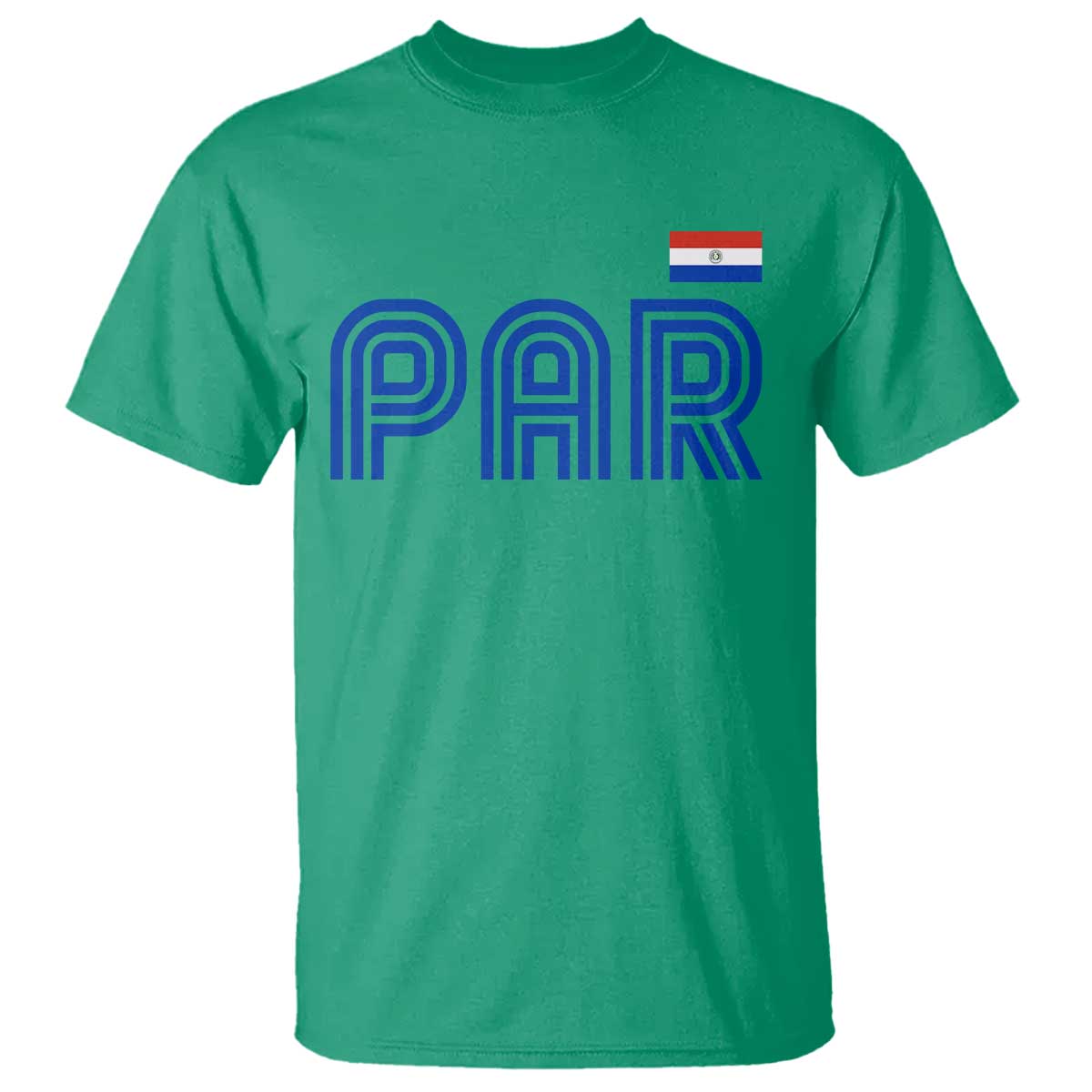 Vintage Paraguay T Shirt Retro Typography Patriotic Paraguayan Pride Flag Graphic TS10 Irish Green Print Your Wear