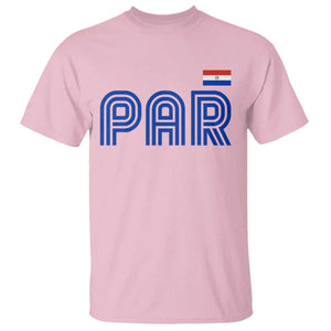 Vintage Paraguay T Shirt Retro Typography Patriotic Paraguayan Pride Flag Graphic TS10 Light Pink Print Your Wear