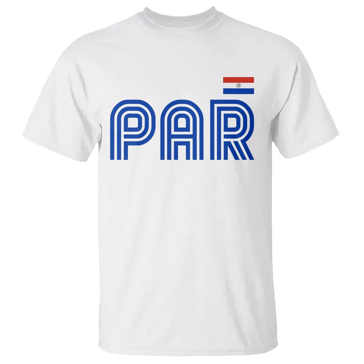 Vintage Paraguay T Shirt Retro Typography Patriotic Paraguayan Pride Flag Graphic TS10 White Print Your Wear