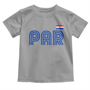Vintage Paraguay Toddler T Shirt Retro Typography Patriotic Paraguayan Pride Flag Graphic TS10 Sport Gray Print Your Wear