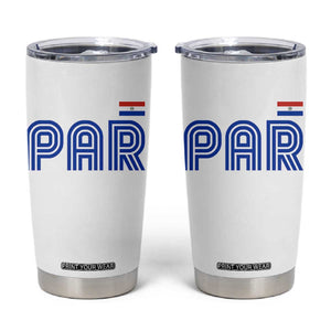 Vintage Paraguay Tumbler Cup Retro Typography Patriotic Paraguayan Pride Flag Graphic TS10 White Print Your Wear