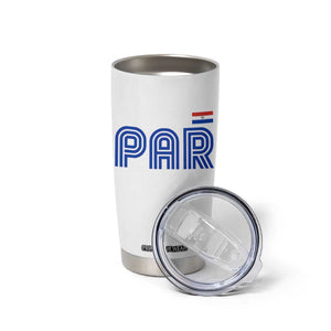 Vintage Paraguay Tumbler Cup Retro Typography Patriotic Paraguayan Pride Flag Graphic TS10 Print Your Wear