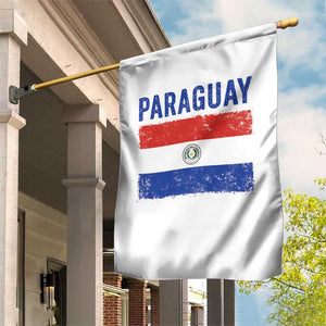 Vintage Paraguay Flag Distressed Paraguayan Pride Patriotic Soccer Fan Graphic Garden Flag TS10 Print Your Wear