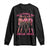 In October We Wear Pink Long Sleeve Shirt Breast Cancer Awareness Month Cowgirl Pink Ribbon TS10 Black Print Your Wear