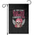 Funny Breast Cancer Survivor Garden Flag Im Kicking Cancers Ass Pink Ribbon Skull TS10 Black Print Your Wear