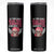 Funny Breast Cancer Survivor Skinny Tumbler Im Kicking Cancers Ass Pink Ribbon Skull TS10 Black Print Your Wear